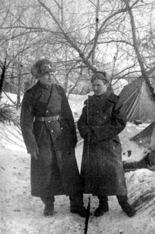 Oficerowie polscy w punkcie mobilizacyjnym w Tockoje (ZSRR).