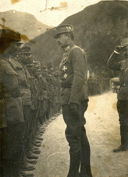 Orkiestra CK armii austro-węgierskiej na froncie włoskim podczas I wojny światowej.