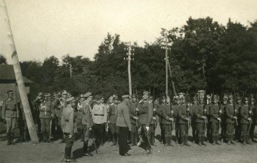 Kompania honorowa Wojska Polskiego w Rembertowie, latem 1919