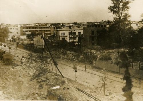 Ruiny zbombardowanej Warszawy, we wrześniu 1939