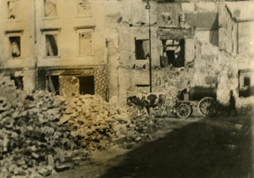 Ruiny getta warszawskiego, 1943-1945