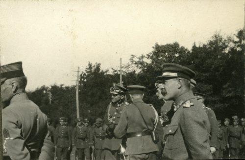 Powitanie Józefa Piłsudskiego w Rembertowie, latem 1919